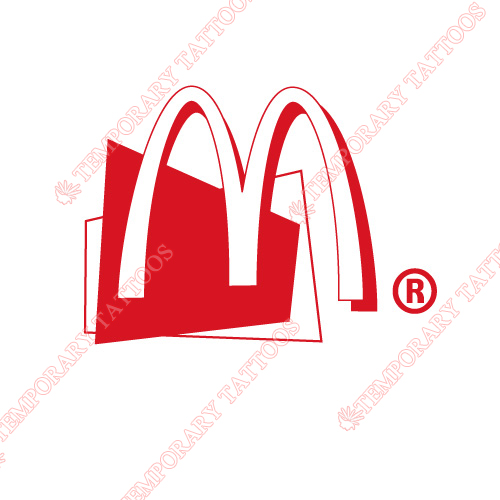 McDonalds Customize Temporary Tattoos Stickers NO.5565
